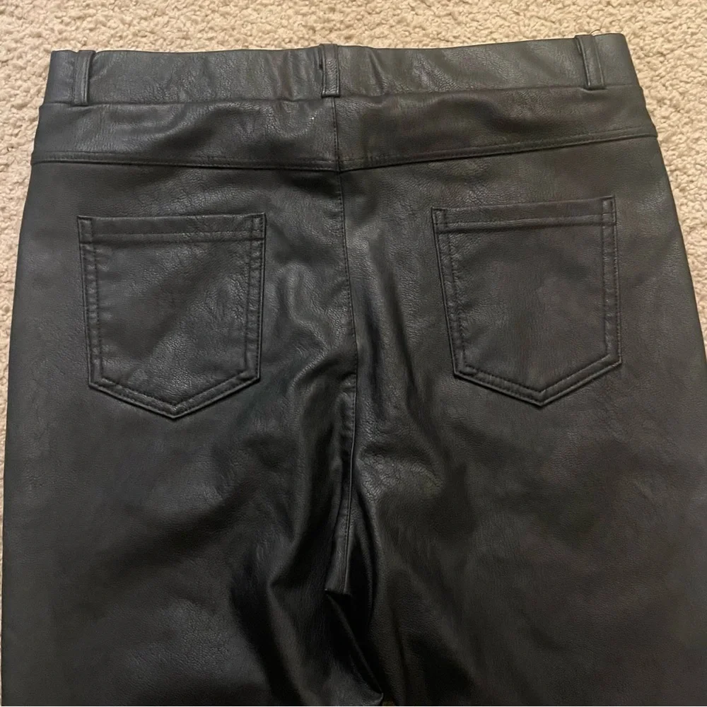 Tagoo Faux Leather Leggings for Women High Waisted Pleather Pants